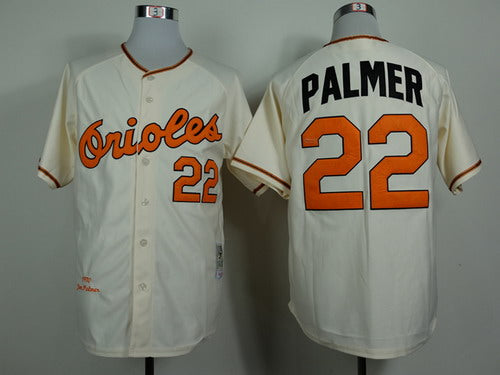 Jim Palmer Baltimore Orioles cream Throwback jersey
