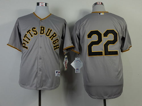 Andrew McCutchen Pittsburgh Pirates gray jersey