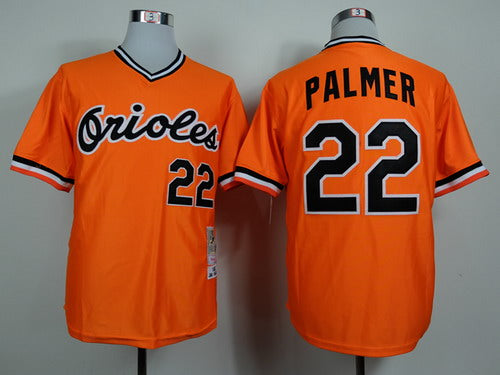 Jim Palmer Baltimore Orioles orange Throwback jersey