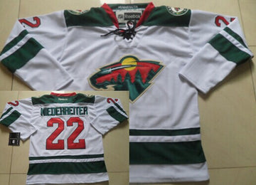 Nino Niederreiter Minnesota Wild white jersey