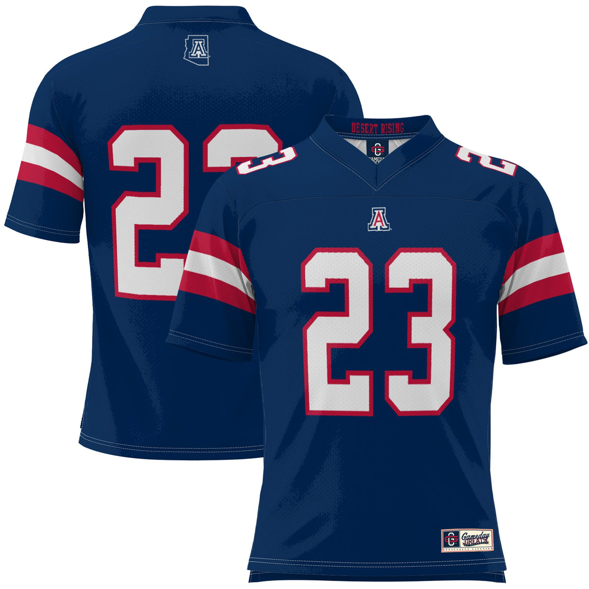 Desert Rising Arizona Wildcats navy jersey