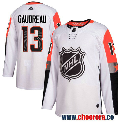 Johnny Gaudreau Calgary Flames white All-Star jersey