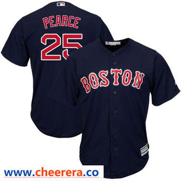 Steve Pearce Boston Red Sox navy Alternate jersey