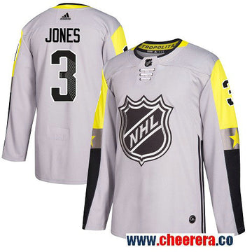Seth Jones Columbus Blue Jackets gray All-Star jersey