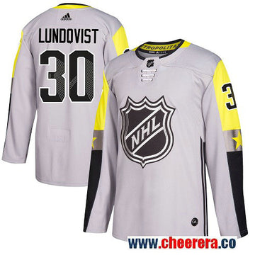 Henrik Lundqvist New York Rangers gray All-Star jersey