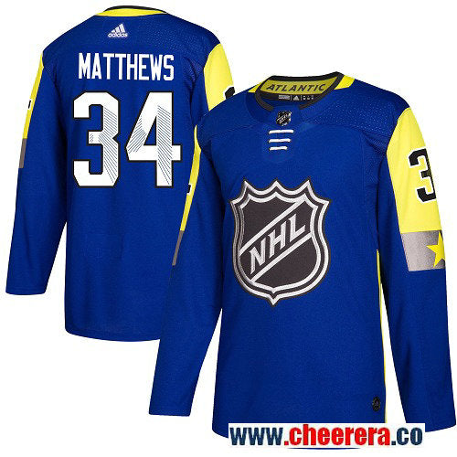 Auston Matthews Toronto Maple Leafs royal All-Star jersey