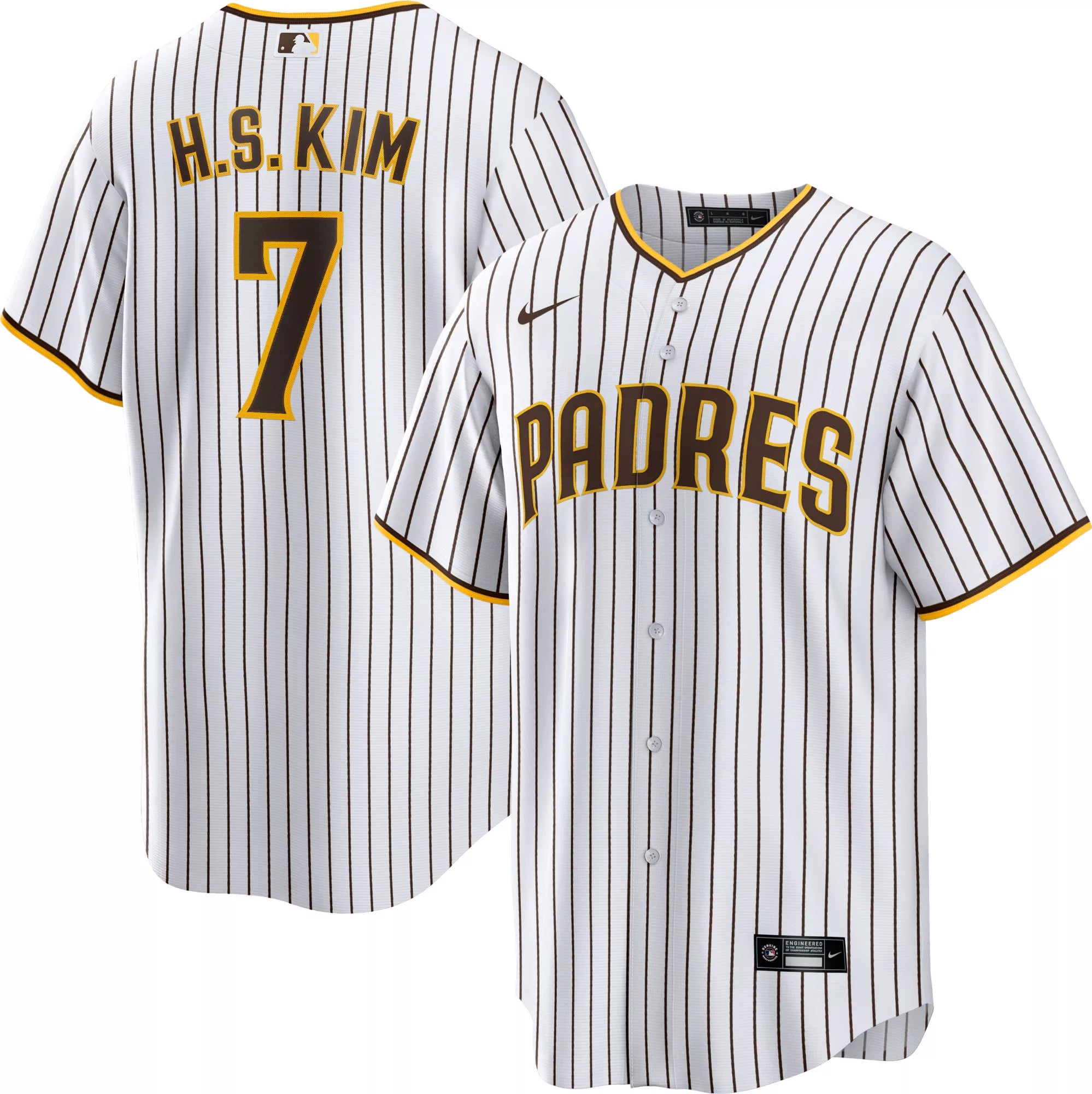 Dick's Sporting Goods Nike Kim Ha-seong San Diego Padres white jersey
