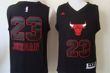 Michael Jordan Chicago Bulls black Fashion jersey