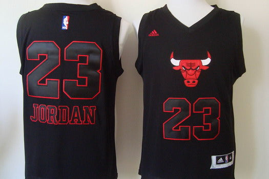 Michael Jordan Chicago Bulls black Fashion jersey