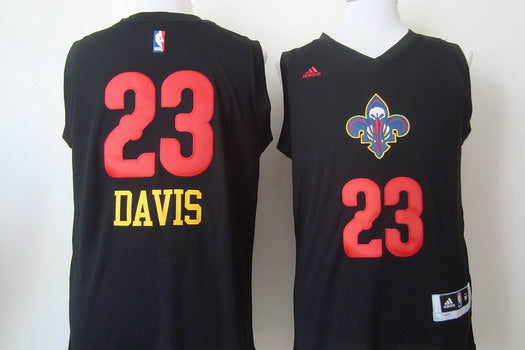 Anthony Davis New Orleans Pelicans black Fashion jersey