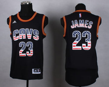LeBron James Revolution Cleveland Cavaliers black Fashion jersey