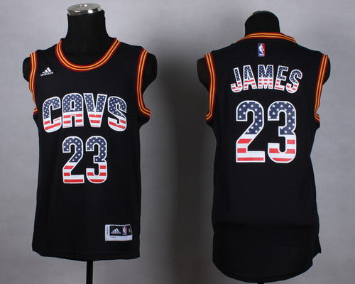 LeBron James Revolution Cleveland Cavaliers black Fashion jersey