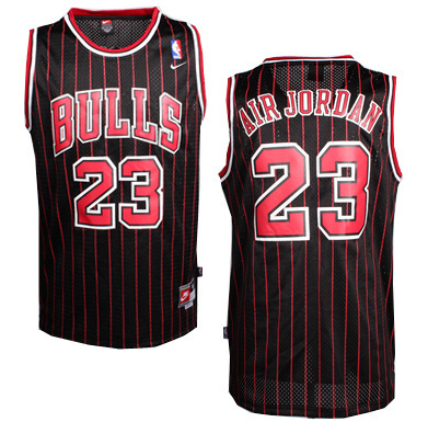 Air Jordan Nickname Chicago Bulls black Throwback jersey