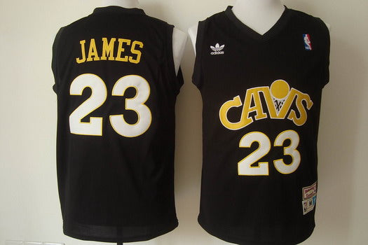 LeBron James CavFanatic Cleveland Cavaliers black Throwback jersey