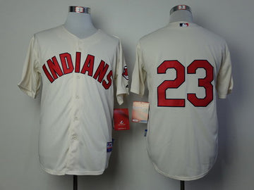 Michael Brantley Cleveland Guardians cream jersey