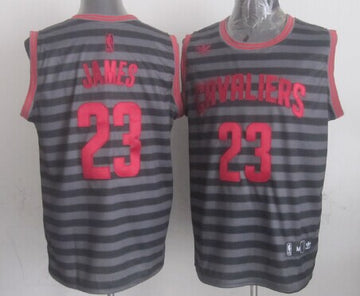 LeBron James Cleveland Cavaliers gray jersey