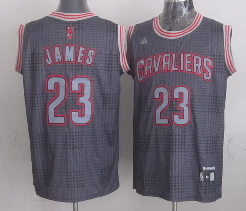 LeBron James Cleveland Cavaliers gray Shadow jersey