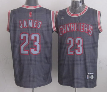 LeBron James Cleveland Cavaliers gray Shadow jersey