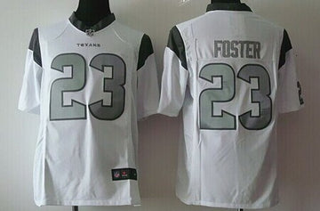 Nike Arian Foster Houston Texans platinum Limited jersey