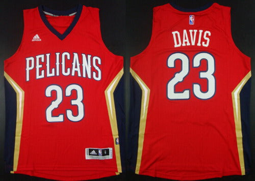 Anthony Davis Revolution New Orleans Pelicans red jersey