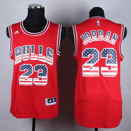 Michael Jordan Revolution Chicago Bulls red Fashion jersey