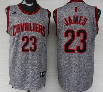 LeBron James Cleveland Cavaliers gray Fashion Static jersey