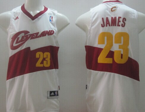 LeBron James Revolution Cleveland Cavaliers white jersey
