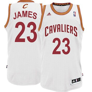 LeBron James Cleveland Cavaliers white jersey