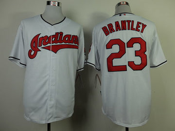 Michael Brantley Cleveland Guardians white jersey