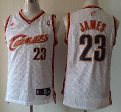 LeBron James Cleveland Cavaliers white jersey