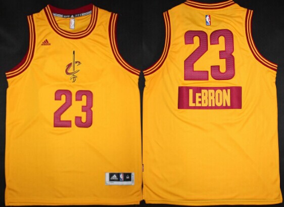 LeBron James Revolution Cleveland Cavaliers yellow jersey