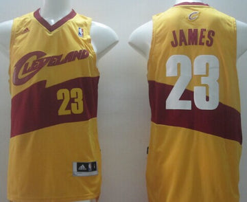 LeBron James Revolution Cleveland Cavaliers yellow jersey