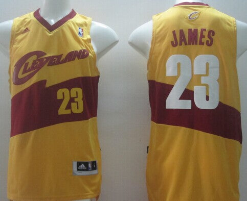 LeBron James Revolution Cleveland Cavaliers yellow jersey