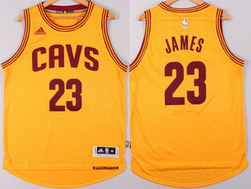 LeBron James Revolution Cleveland Cavaliers yellow jersey