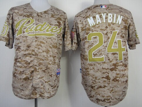 Cameron Maybin San Diego Padres camo Camo jersey