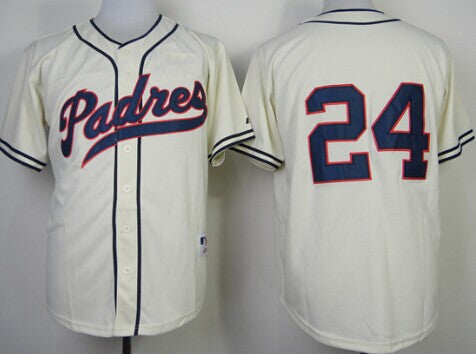 Cameron Maybin San Diego Padres cream jersey