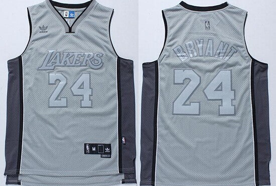 Kobe Bryant Los Angeles Lakers gray Throwback jersey