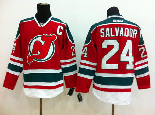 New Bryce Salvador New Jersey Devils red jersey