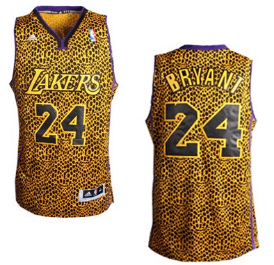 Kobe Bryant Leopard Print Los Angeles Lakers Fashion jersey