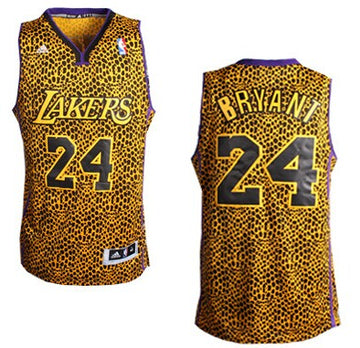 Kobe Bryant Leopard Print Los Angeles Lakers Fashion jersey