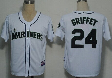 Ken Griffey Seattle Mariners white jersey