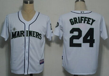 Ken Griffey Seattle Mariners white jersey
