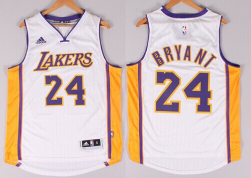 Kobe Bryant Revolution Los Angeles Lakers white jersey