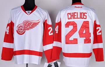 Chris Chelios Detroit Red Wings white jersey