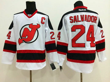 New Bryce Salvador New Jersey Devils white jersey