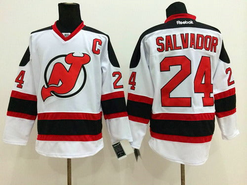 New Bryce Salvador New Jersey Devils white jersey
