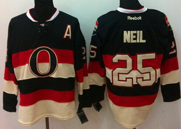 Chris Neil Ottawa Senators black Third jersey
