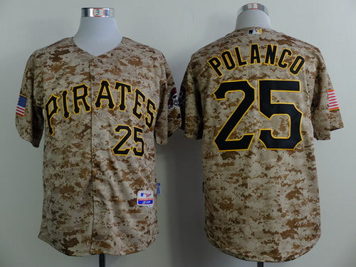 Gregory Polanco Pittsburgh Pirates camo Camo jersey