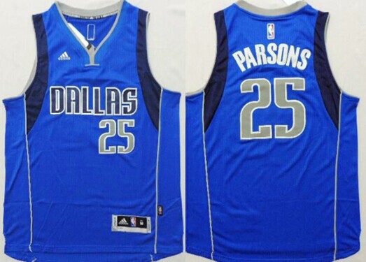 Chandler Parsons Revolution Dallas Mavericks blue jersey