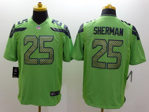 Nike Richard Sherman Seattle Seahawks green Limited jersey